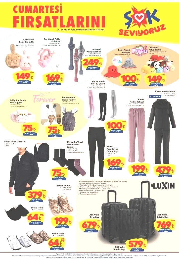 ŞOK 06-09 Aralık aktüel ürünler kataloğu yayımlandı! ŞOK’a TV Ünitesi geliyor! - Sayfa 1