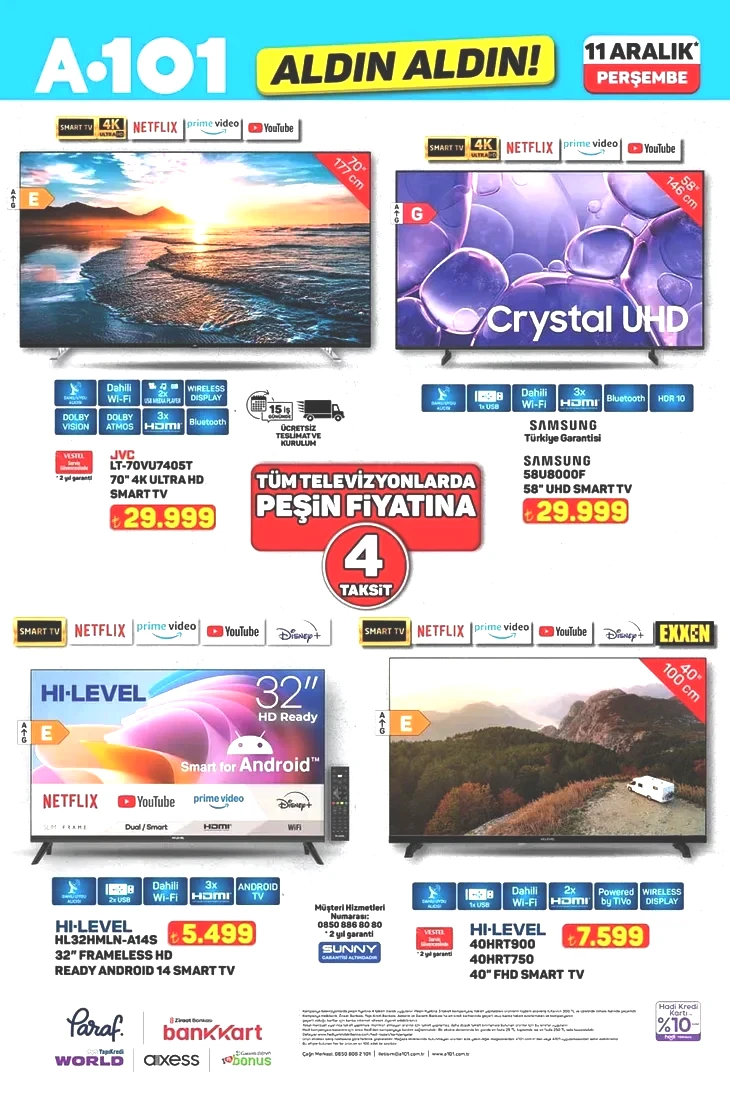 A101'e 11 Aralık’ta neler geliyor? Yeni aktüel liste yayınlandı: Su sebili, ısıtıcı