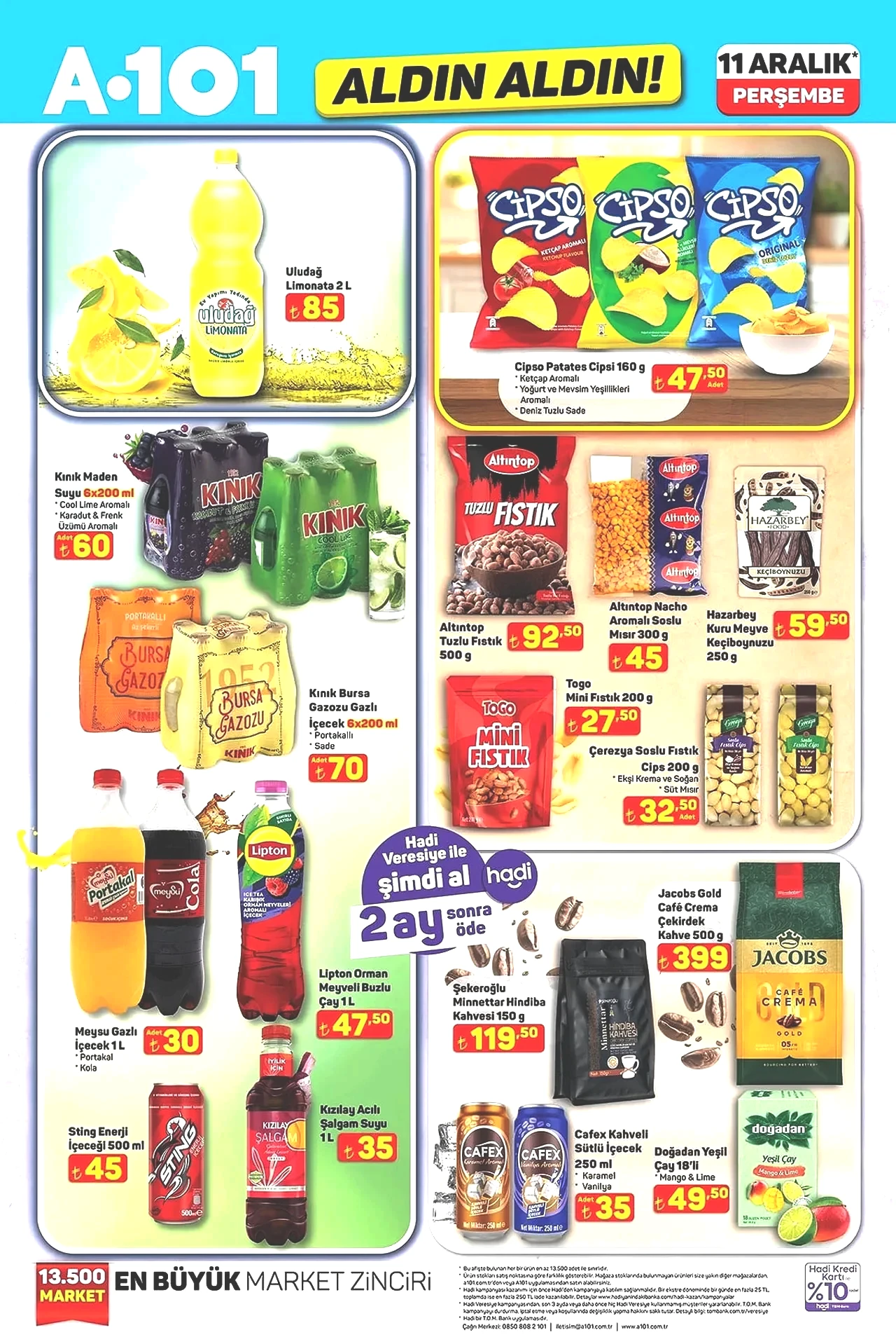 11 Aralık A101 aktüel ürünler merak ediliyor! Bu hafta A101'de hangi ürünler bulunacak?