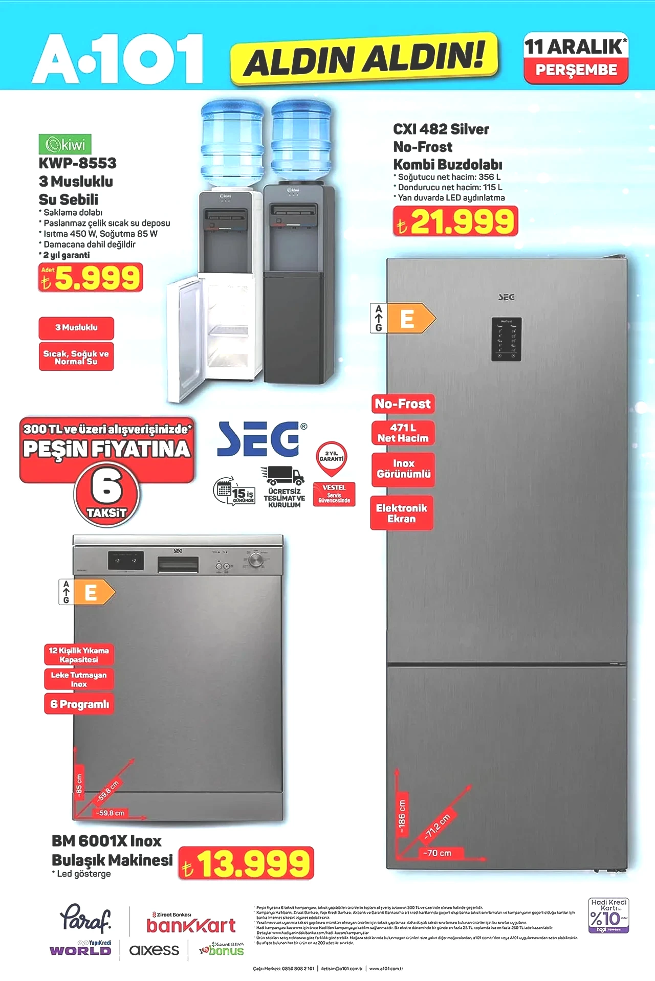 11 Aralık A101 aktüel ürünler merak ediliyor! Bu hafta A101'de hangi ürünler bulunacak?