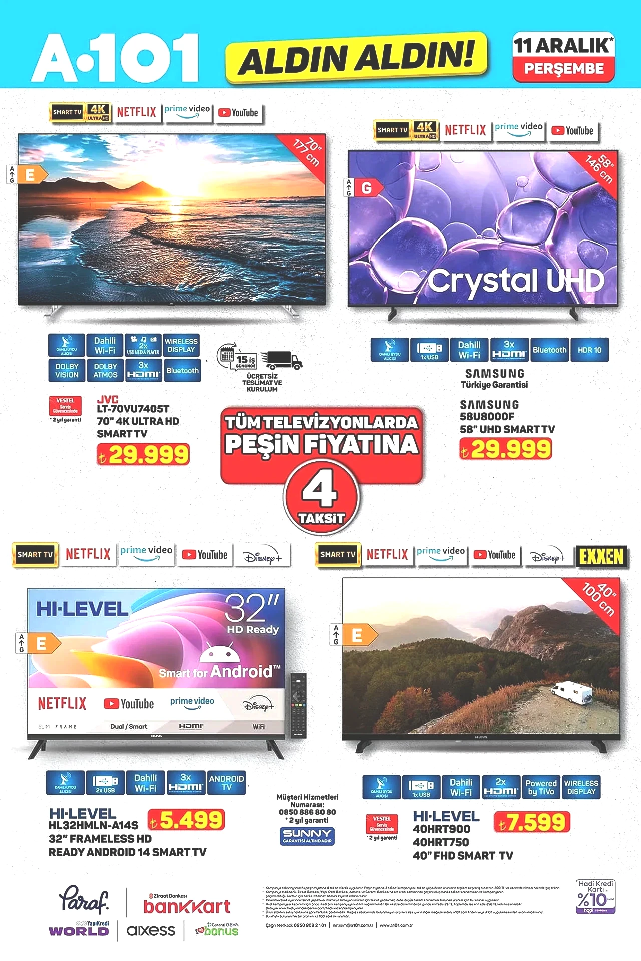 11 Aralık A101 aktüel ürünler merak ediliyor! Bu hafta A101'de hangi ürünler bulunacak?